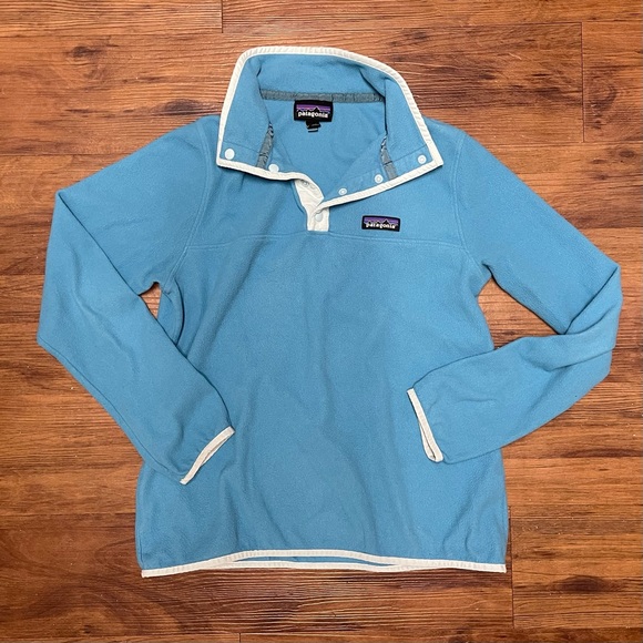 Patagonia ✧ Micro-D Snap-T Pullover - Mako Blue - Medium - Picture 3 of 8